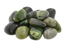 Load image into Gallery viewer, Nephrite Jade Tumbled Stones - 1/2 lb
