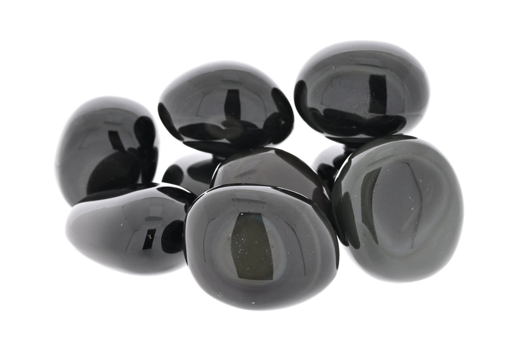 Rainbow Obsidian Pebbles / XL Tumbled - 1/2 lb