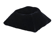 Load image into Gallery viewer, Black Velvet Pyramid Display Pillows by Size
