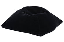 Load image into Gallery viewer, Black Velvet Pyramid Display Pillows by Size
