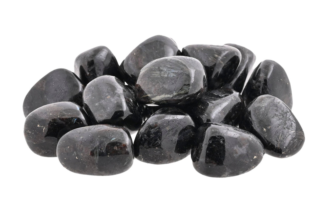 Arfvedsonite Tumbled Stones - 1/2 lb