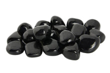 Load image into Gallery viewer, Black Tourmaline Tumbled Stones - 1 lb
