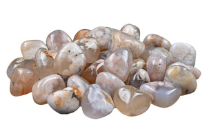 Flower Agate Tumbled Stones - 1 lb