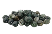 Load image into Gallery viewer, Moss Agate Tumbled Stones - 1 lb
