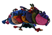 Load image into Gallery viewer, Recycled Silk Drawstring Bags By Size
