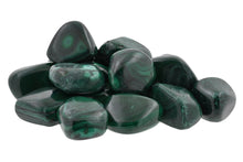 Load image into Gallery viewer, Malachite Tumbled Stones - 1/2 lb
