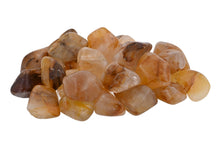 Load image into Gallery viewer, Hematoid Quartz (Natural Yellow) Tumbled Stones - 1 lb
