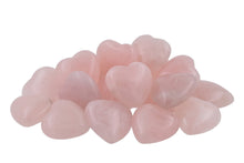 Load image into Gallery viewer, Rose Quartz Small Hearts - 20 pcs

