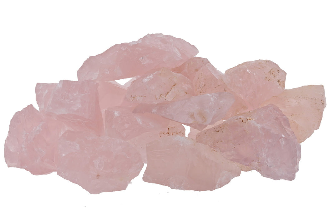 Rose Quartz Rough Chunks - 1 lb