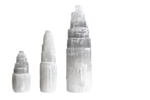 Load image into Gallery viewer, Selenite Castles - by Size
