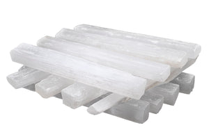 Selenite Medium Rough Sticks - 1kg