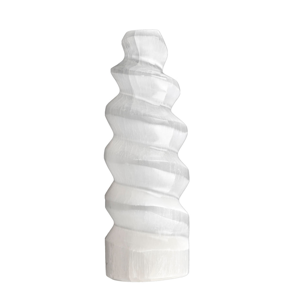Selenite Spirals by Size