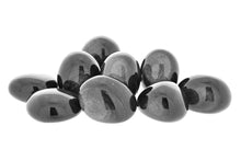 Load image into Gallery viewer, Silver Sheen Obsidian Pebbles / XL Tumbled - 1/2 lb
