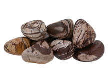 Load image into Gallery viewer, Zebra Jasper (Brazil) Pebbles / XL Tumbled - 1 lb
